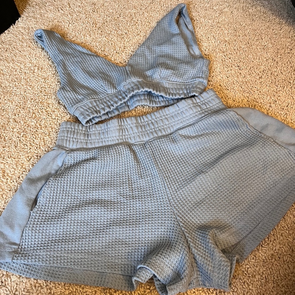 Blue sweat set